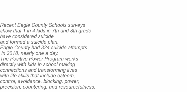 Recent Eagle County Schools surveys 
show that